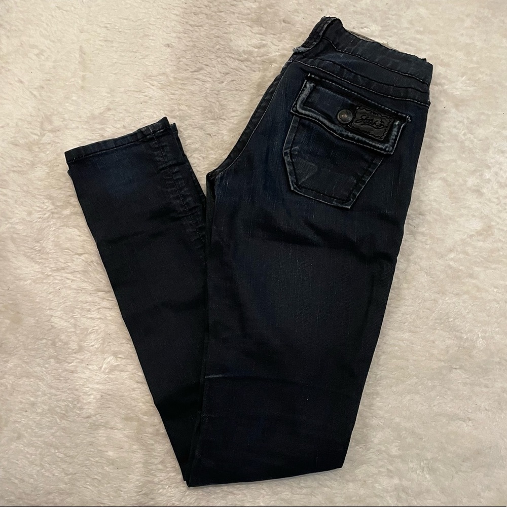 Stitch’s Black Label Denim “Totem” black jeans Y2K vintage